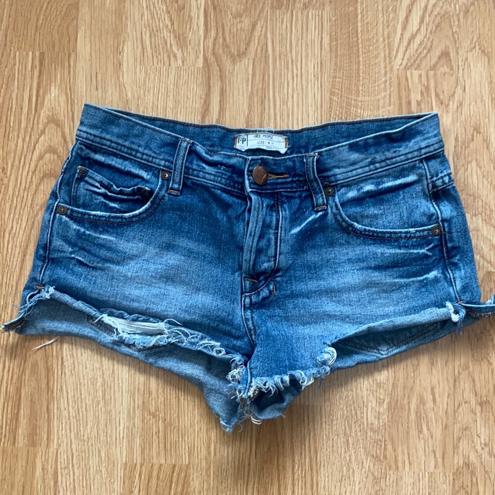 Free People jean shorts